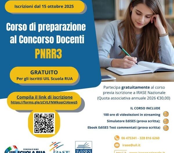 IRASE NAZIONALE | Corso di preparazione al Concorso PNRR3