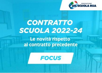 Contratto Scuola 2022-2024: le novità rispetto al contratto precedente