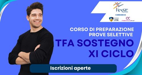 IRASE NAZIONALE | CORSO DI PREPARAZIONE PROVE SELETTIVE TFA SOSTEGNO XI CICLO